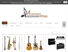 Tablet Screenshot of musik-kreuzinger.de